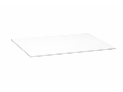 Monterey 32" x 22 1/2" x 1 1/2" White Bottom Shelf for Merchandising Table