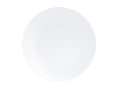 Classic Coupe White  9" Melamine Plate