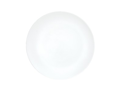 Shallow Coupe White  11" Melamine Plate