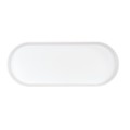 Hudson 5 Qt. White Oval Melamine Bowl