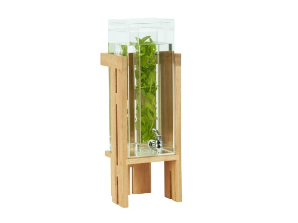 Sydney 3 Gallon Infusion Beverage Dispenser-Oak