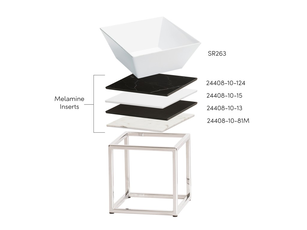 Modular Cube Risers Chrome Cube Riser-10