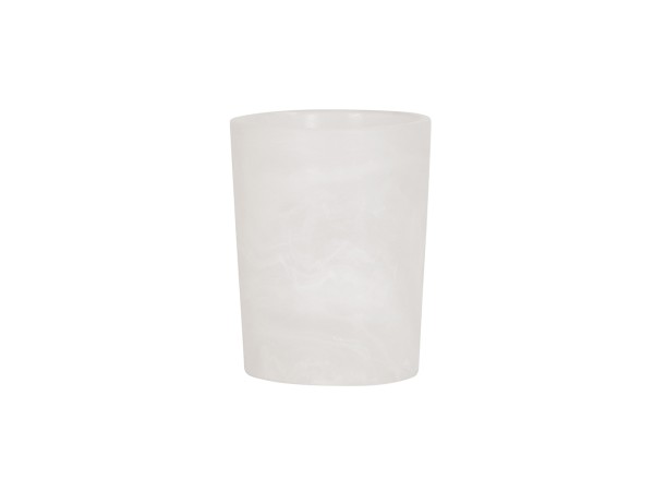 Resin 4.75"DIA Cylinder-White Cloud