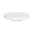 12DIAx2.25H Pedestal-White