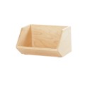 Blonde Angled Stackable Wood Box - Top