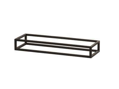 Milo Black Open Frame Riser-20x6x3