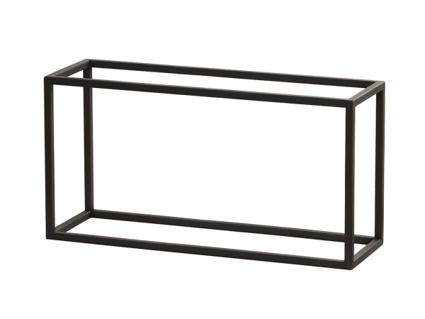 Milo Black Open Frame Riser-20x6x9