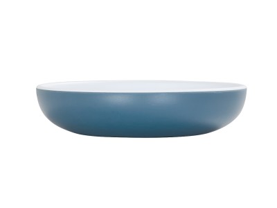 Sophie 12 oz Stone Blue and White Bowl
