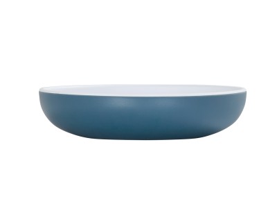 Sophie 16 oz Stone Blue and White Bowl