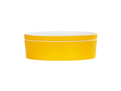 7" Round Bento Box-Yellow