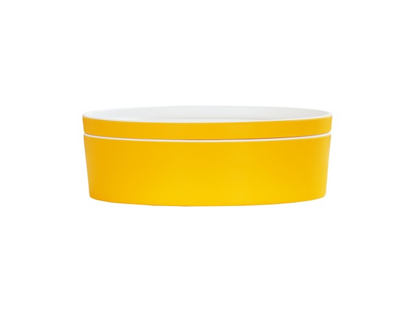 7" Round Bento Box-Yellow