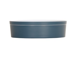 10.5" Round Bento-Stone Blue