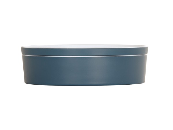 10.5" Round Bento-Stone Blue