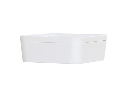 8.25" Square Bento Box-White