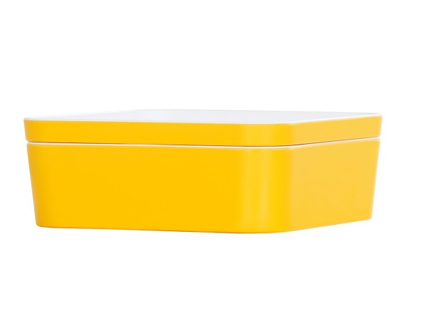 8.25" Square Bento Box-Yellow