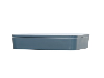 14"x10.5" Bento Box-Stone Blue