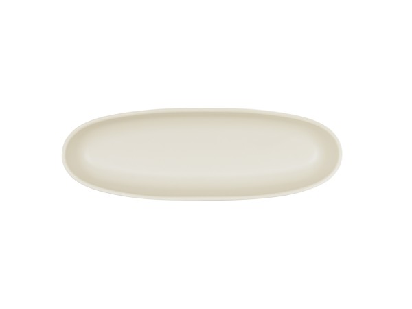 Bali Oval Platter-4x12 Ivory