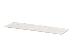 Carrara Marble Melamine 20x6 Tray