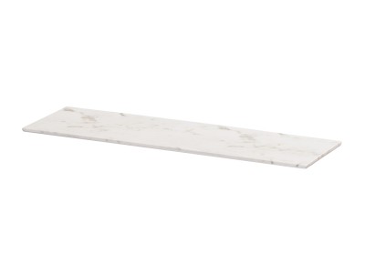 Carrara Marble Melamine 20x6 Tray