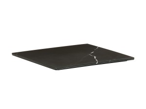 Black Marble 10" Square Tray