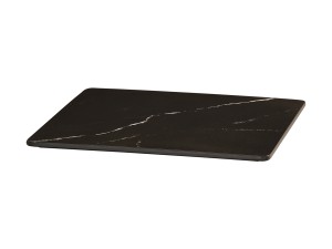 Black Marble 12" Square Tray