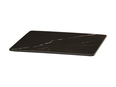 Black Marble 12" Square Tray