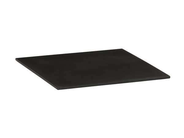 Black 12" Square Tray