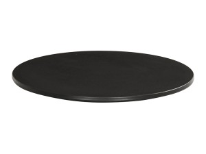 Black 8.75" Round Tray