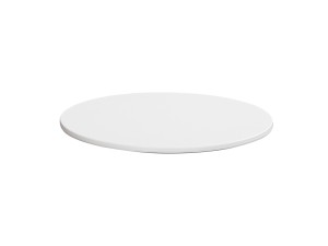 White 8.75" Round Tray