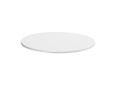 White 8.75" Round Tray