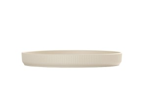 Arista 12" Raised Rim Ivory Plate