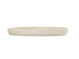 Arista 14" Raised Rim Ivory Plate