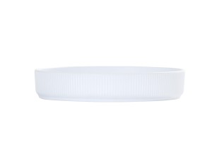 Arista 6" Raised Rim White Plate