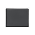 10x12x1 Black Melamine Tray