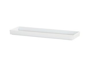 20x6x1 White Melamine Tray