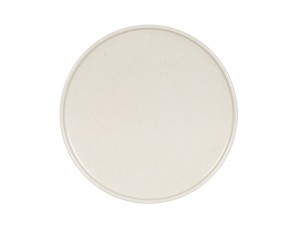 Sorelle 8" White and Ivory Speckle Plate