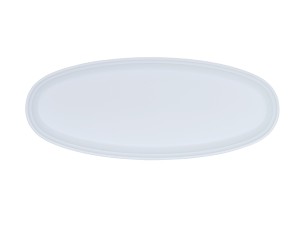 Cove 9x22 White Platter