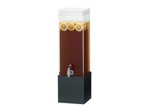 Black Square 3 Gallon Beverage Dispenser