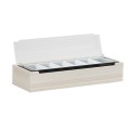 Vista 6 Section Bar Organizer-Coastal