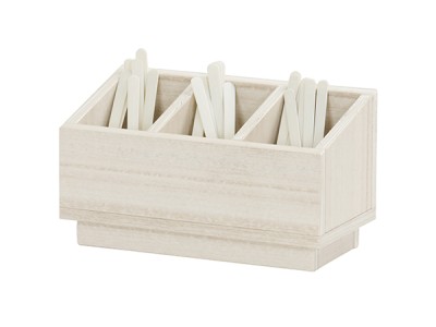 Vista 3 Section Flatware Organizer-Coastal