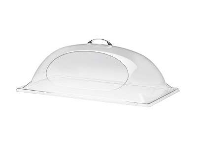 Classic Clear Dome Display Cover with Single Side Opening - 12" x 20" x 7 1/2"