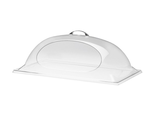 Classic Clear Dome Display Cover with Single Side Opening - 12" x 20" x 7 1/2"