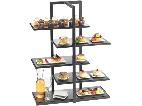 Midnight Multi-Level Shelf Display - 28 1/2" x 13 1/2" x 36 1/2"