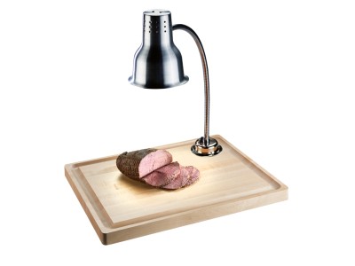 Maple Carving Station with Lamp