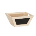 Blonde Chalkboard Bowl - 12