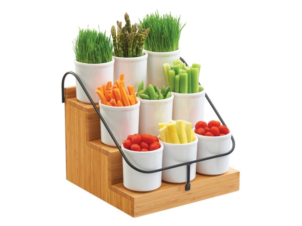 Bamboo Condiment Station