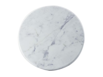 Carrara 12" x 3/4" Marble Melamine Tray