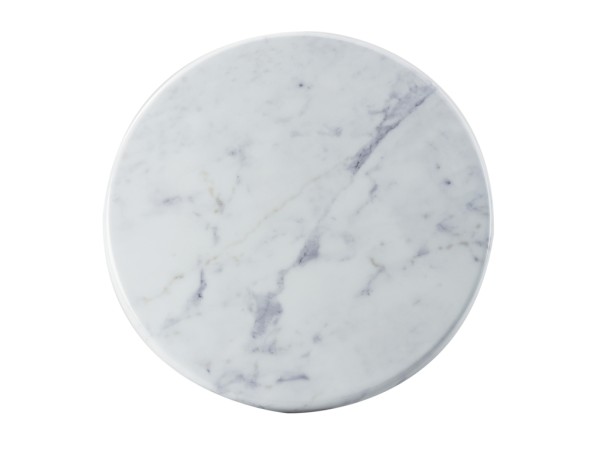 Carrara 15" x 3/4" Marble Melamine Tray