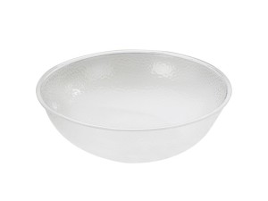 7 Qt. Clear Acrylic Pebble Salad Bowl