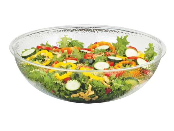 16 Qt. Clear Acrylic Pebble Salad Bowl